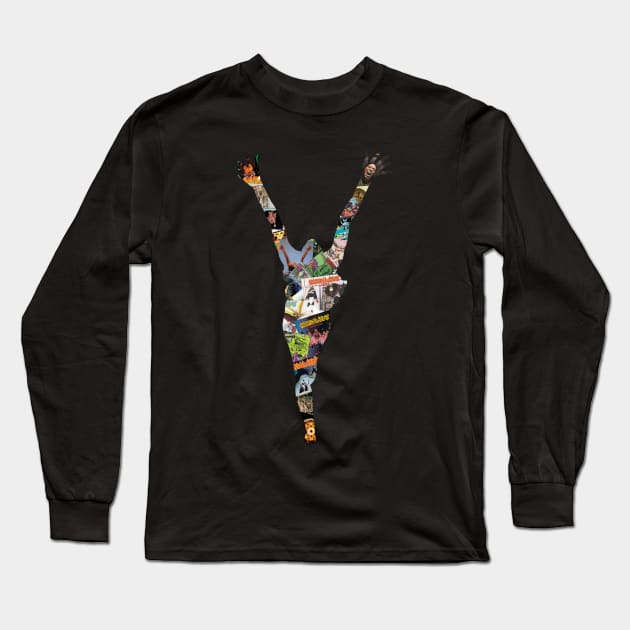 Parliament Funkadelic Album Art Collage Long Sleeve T-Shirt by BantechShop